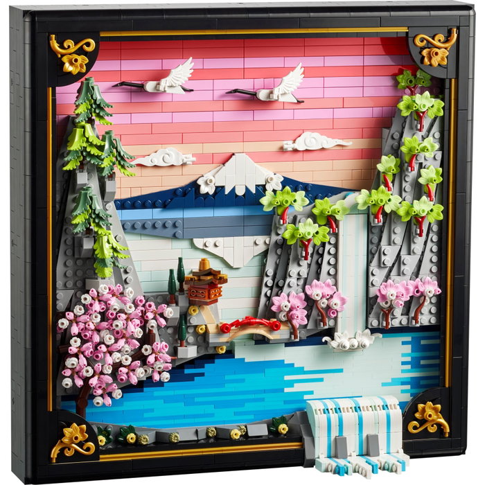 LEGO Art Paisaje Japonés con Cerezos en Flor 31218