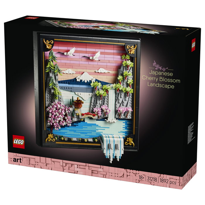LEGO Art Paisaje Japonés con Cerezos en Flor 31218