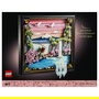 LEGO 31218 Art Paisaje Japonés con Cerezos en Flor - Juego de construcción para adultos, 1892 piezas