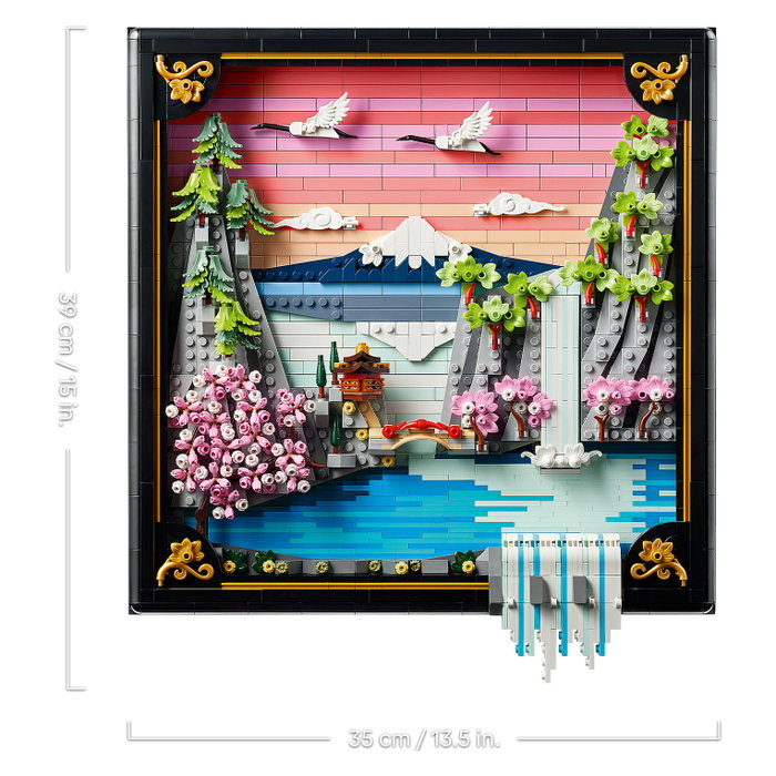 LEGO Art Paisaje Japonés con Cerezos en Flor 31218
