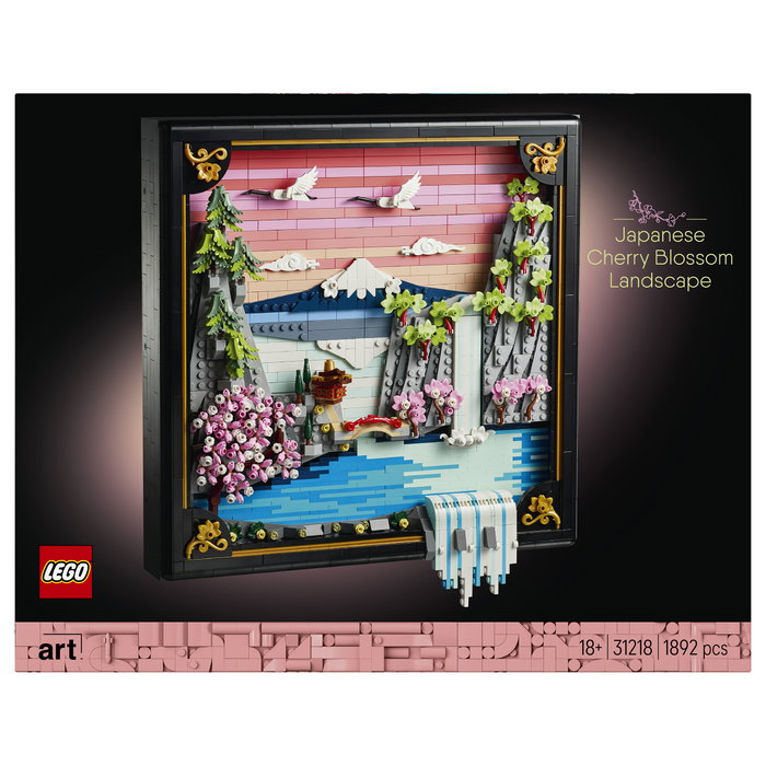 LEGO Art Paisaje Japonés con Cerezos en Flor 31218