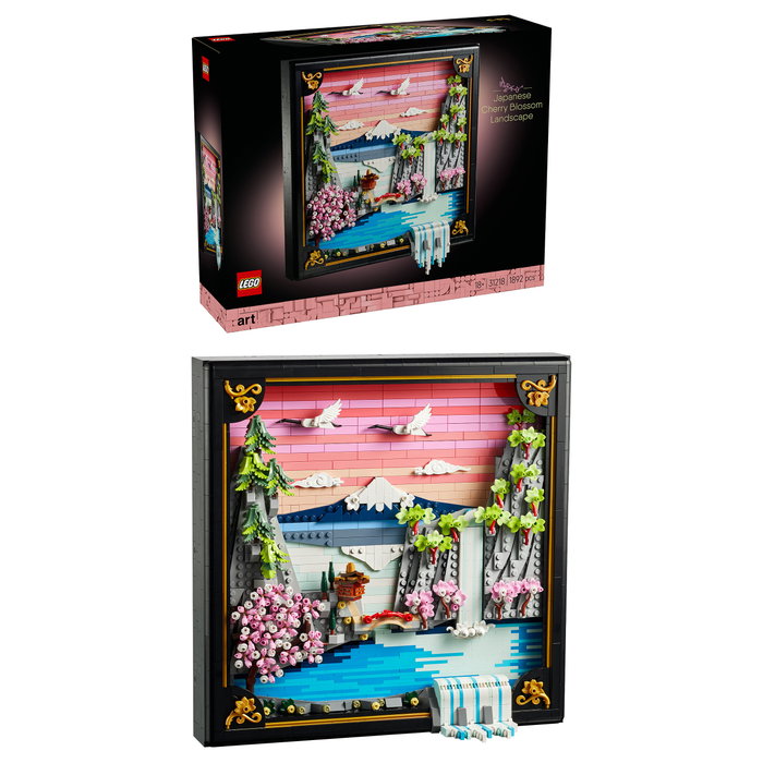 LEGO Art Paisaje Japonés con Cerezos en Flor 31218