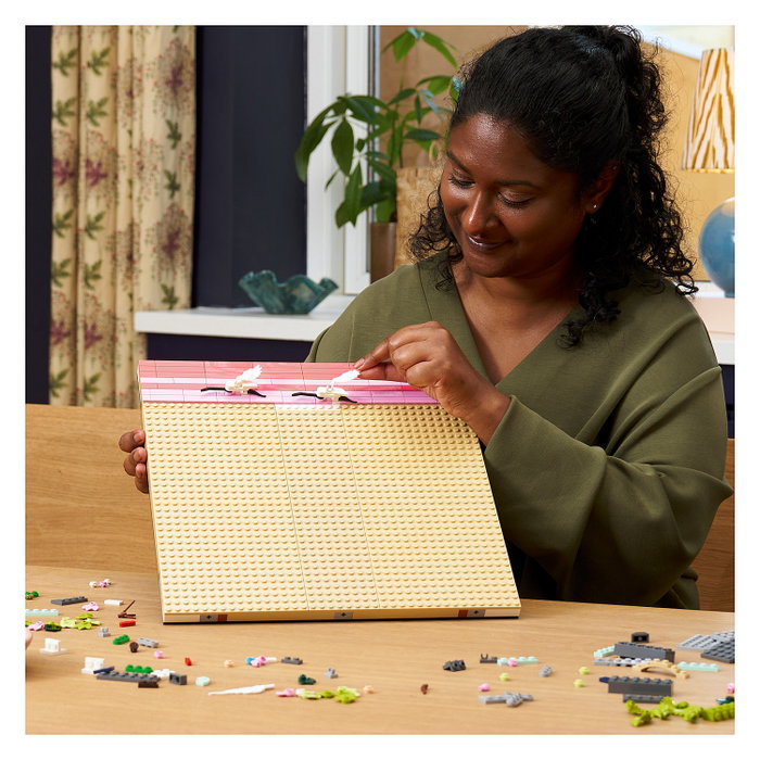 LEGO Art Paisaje Japonés con Cerezos en Flor 31218