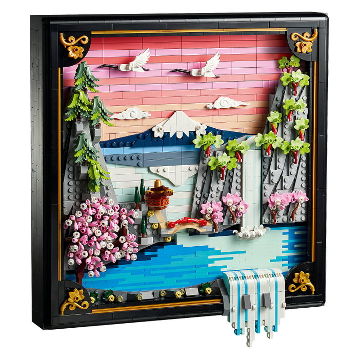 LEGO Art Paisaje Japonés con Cerezos en Flor 31218