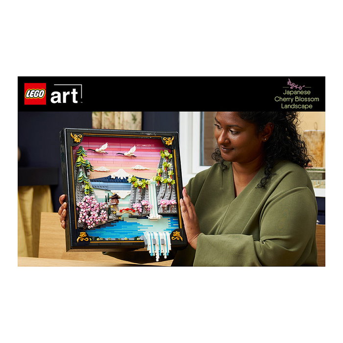 LEGO Art Paisaje Japonés con Cerezos en Flor 31218