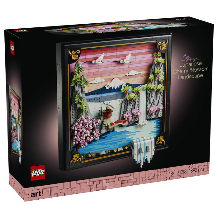 LEGO Art Paisaje Japonés con Cerezos en Flor 31218