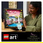 LEGO 31218 Art Paisaje Japonés con Cerezos en Flor - Juego de construcción para adultos, 1892 piezas