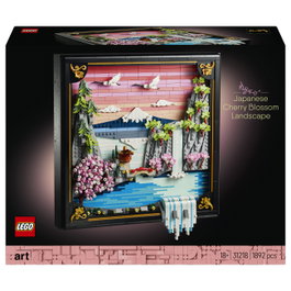 LEGO Art Paisaje Japonés con Cerezos en Flor 31218
