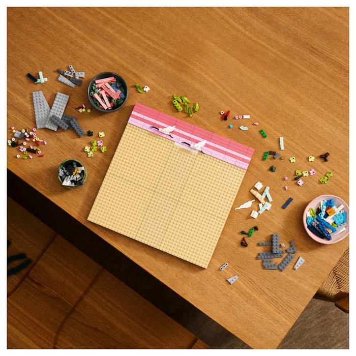 LEGO Art Paisaje Japonés con Cerezos en Flor 31218