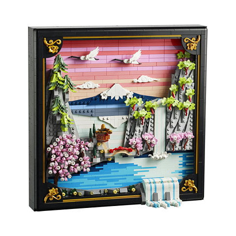 LEGO Art Paisaje Japonés con Cerezos en Flor 31218