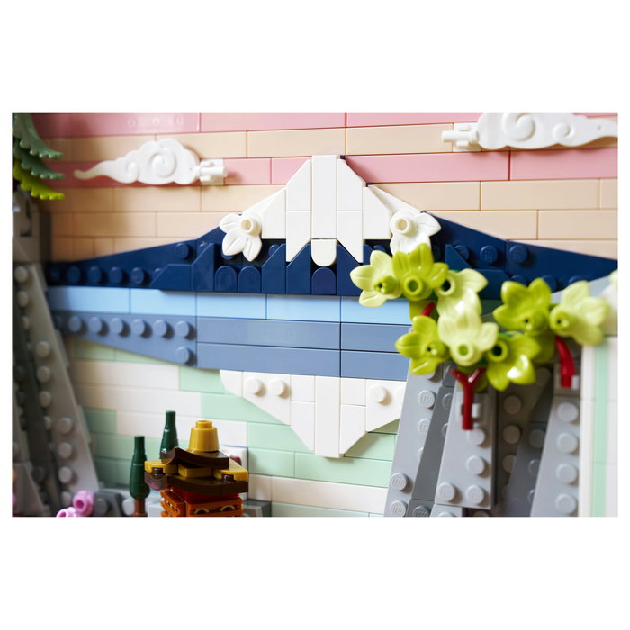 LEGO Art Paisaje Japonés con Cerezos en Flor 31218