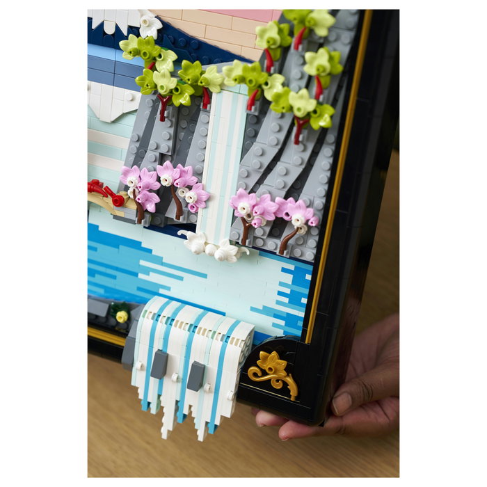 LEGO Art Paisaje Japonés con Cerezos en Flor 31218