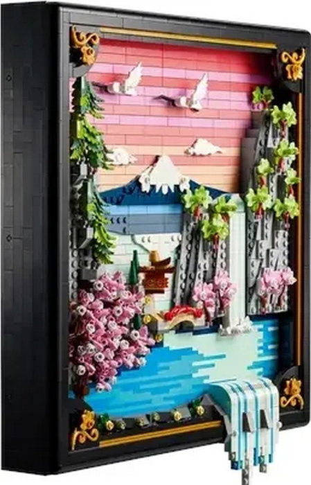LEGO Art Paisaje Japonés con Cerezos en Flor 31218