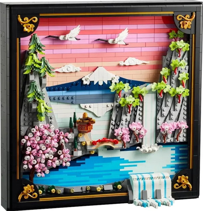 LEGO Art Paisaje Japonés con Cerezos en Flor 31218
