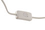 DKD Home Decor Lámpara de Sobremesa de Madera Tronquitos Blanco