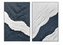 DKD Home Decor Cuadro Lienzo Moderno de 83x4x123 cm, Pack de 2