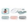 Excellent Houseware Fiambrera Bentobox con dos bandejas y bote de salsas, Colores Surtidos, Polipropileno, 215 x 170 x 60 mm