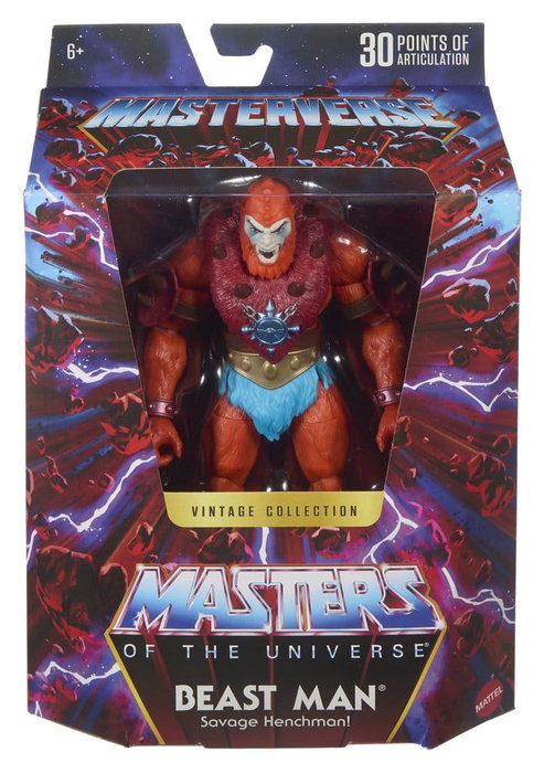 Masters of the Universe Masterverse Figura Vintage Collection: Beast Man 18 cm Masters of the Universe Masterverse Figura Vintage Collection: Beast Man 18 cm