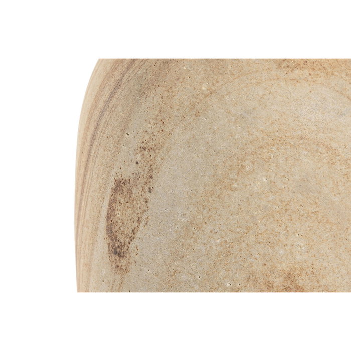 DKD Home Decor Lámpara de Sobremesa de Latón y Madera Natural