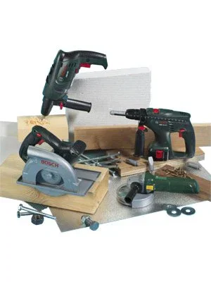 Theo Klein 8413 - Taladro Juguete de Rol Bosch para Niños, Herramienta de Construcción para +3 Años