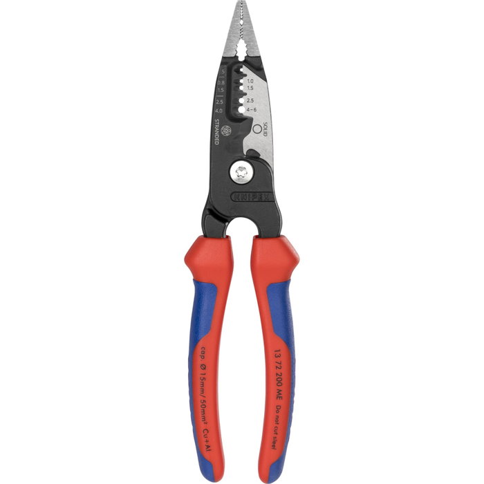 Knipex Alicates Multifuncionales para Electricistas 13 72 200 ME Knipex Alicates Multifuncionales para Electricistas 13 72 200 ME