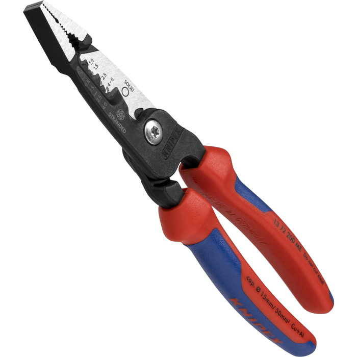 Knipex Alicates Multifuncionales para Electricistas 13 72 200 ME Knipex Alicates Multifuncionales para Electricistas 13 72 200 ME