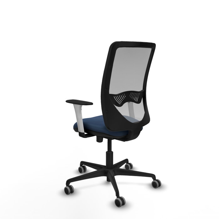 PIQUERAS Y CRESPO Silla de oficina Zulema con mecanismo Sincro/Traslack, Azul marino y Gris PIQUERAS Y CRESPO Silla de oficina Zulema con mecanismo Sincro/Traslack, Azul marino y Gris