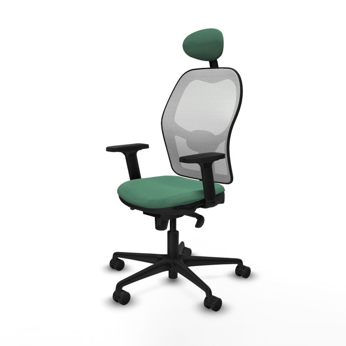 PIQUERAS Y CRESPO Silla de oficina Jorquera Verde esmeralda y Blanco PIQUERAS Y CRESPO Silla de oficina Jorquera Verde esmeralda y Blanco