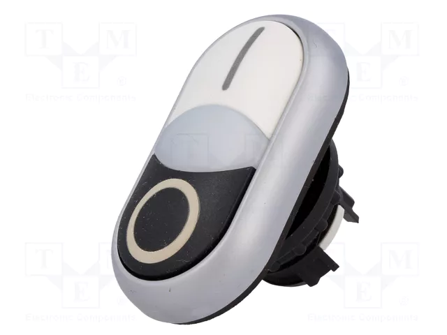 EATON ELECTRIC Interruptor Doble RMQ-Titan 22mm Blanco/Negro EATON ELECTRIC Interruptor Doble RMQ-Titan 22mm Blanco/Negro