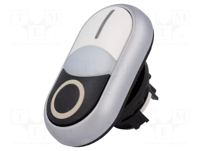 EATON ELECTRIC Interruptor Doble RMQ-Titan 22mm Blanco/Negro EATON ELECTRIC Interruptor Doble RMQ-Titan 22mm Blanco/Negro