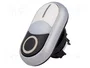 EATON ELECTRIC Interruptor Doble RMQ-Titan 22mm Blanco/Negro