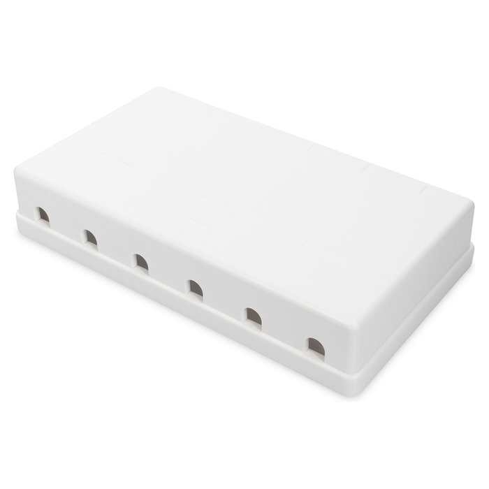 Digitus DN-93705 Carcasa para 6 Módulos Keystone, Blanco Digitus DN-93705 Carcasa para 6 Módulos Keystone, Blanco