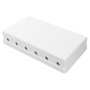 Digitus DN-93705 Carcasa para 6 Módulos Keystone, Blanco