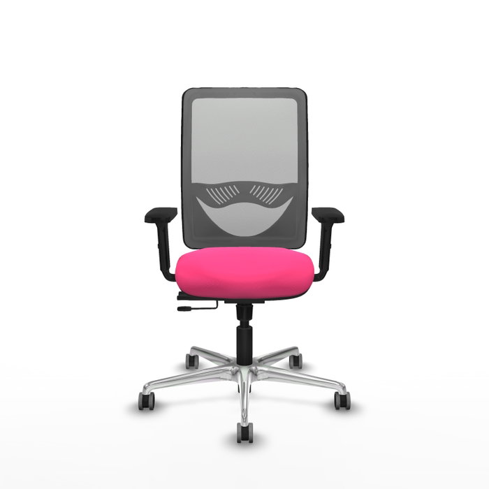 PIQUERAS Y CRESPO Silla de oficina Zulema Rosa y Gris