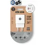 Tech One Cargador de Pared TEC2412 Dual USB-C y USB-A 12W Blanco, Certificado TÜV GS, CE, FCC, ROHS, con Protección SobreCarga