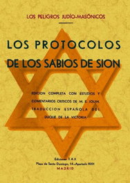 Los protocolos de los sabios de Sión (Los peligros judío-masónicos), Anónimo - MAXTOR