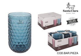 Santa Clara Vaso Alto Orbel Azul 430cc
