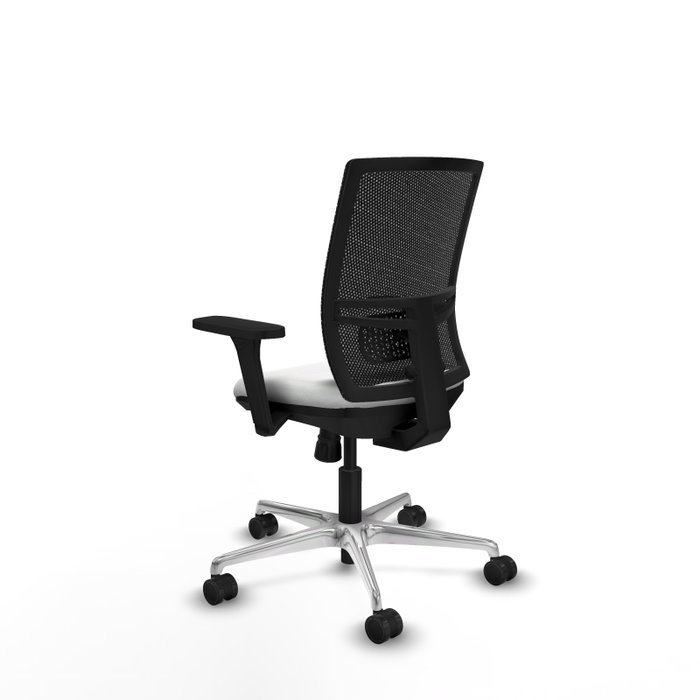 PIQUERAS Y CRESPO Silla de oficina Yunquera con mecanismo Sincro Blanco y Negro PIQUERAS Y CRESPO Silla de oficina Yunquera con mecanismo Sincro Blanco y Negro