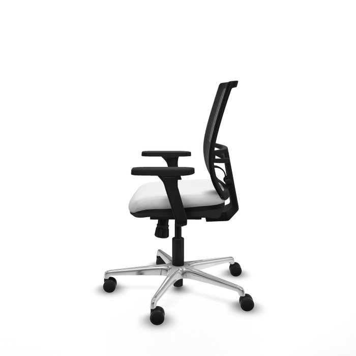 PIQUERAS Y CRESPO Silla de oficina Yunquera con mecanismo Sincro Blanco y Negro PIQUERAS Y CRESPO Silla de oficina Yunquera con mecanismo Sincro Blanco y Negro