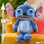 JUST PLAY Peluche Stitch Many Moods con ojos LCD y sonidos