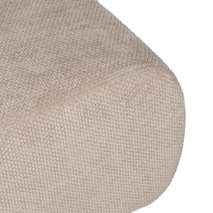 Ixia Puf Beige Tejido Salón 66 x 87 x 39 cm