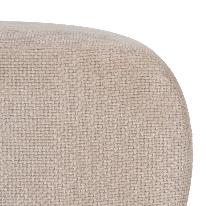 Ixia Puf Beige Tejido Salón 66 x 87 x 39 cm