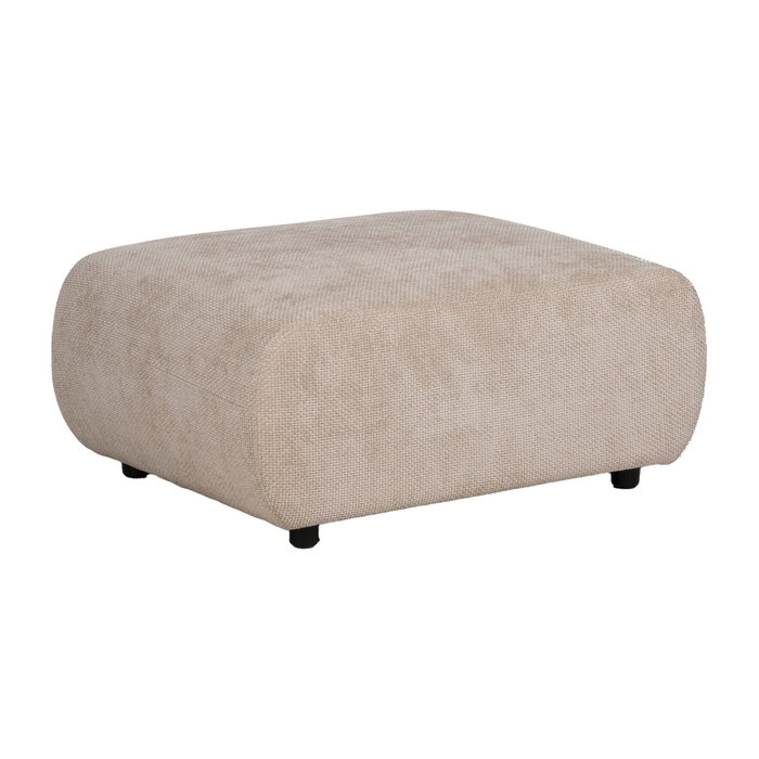 Ixia Puf Beige Tejido Salón 66 x 87 x 39 cm