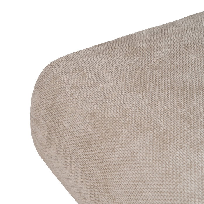 Ixia Puf Beige Tejido Salón 66 x 87 x 39 cm