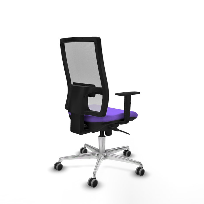 PIQUERAS Y CRESPO Silla de oficina Horna con mecanismo Sincro, Lila y Blanco PIQUERAS Y CRESPO Silla de oficina Horna con mecanismo Sincro, Lila y Blanco