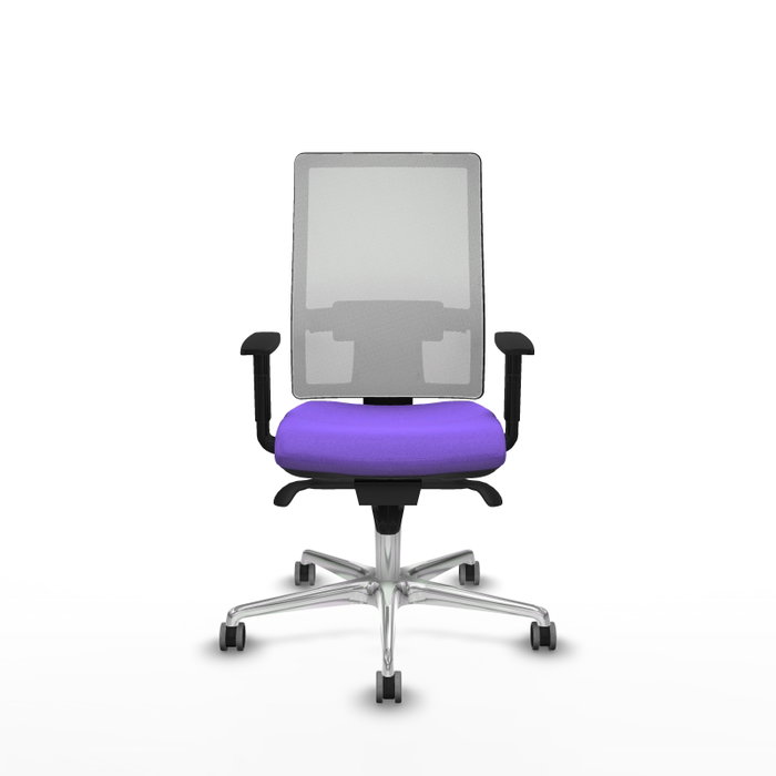 PIQUERAS Y CRESPO Silla de oficina Horna con mecanismo Sincro, Lila y Blanco PIQUERAS Y CRESPO Silla de oficina Horna con mecanismo Sincro, Lila y Blanco