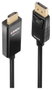 Lindy 40926 Cable Adaptador Activo DisplayPort a HDMI 2m con HDR, Negro