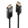 Lindy Cable de DisplayPort a HDMI Activo 2m con HDR y Soporte 4K@60Hz para Gráficas DP, Laptops y PCs