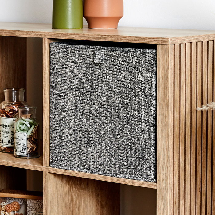 Home Deco Factory Essentiel Cesta de Almacenaje Plegable 30x30 cm