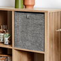 Home Deco Factory Essentiel Cesta de Almacenaje Plegable 30x30 cm
